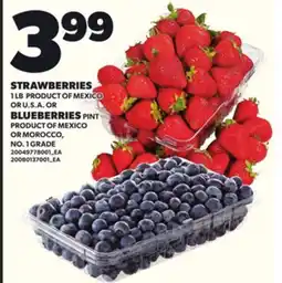 Loblaws STRAWBERRIES, 1LB OR BLUEBERRIES, PINT offer