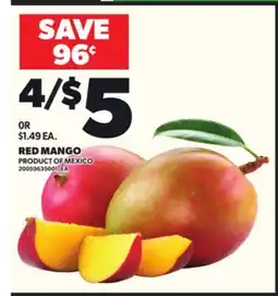 Loblaws RED MANGO offer