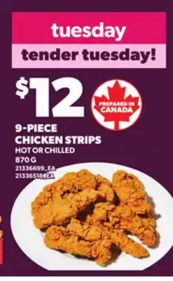 Loblaws 9-PIECE CHICKEN STRIPS, 870 G offer