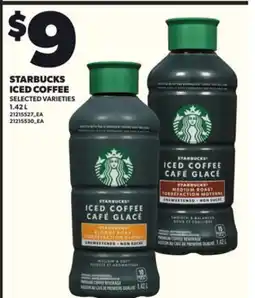 Loblaws STARBUCKS ICED COFFEE, 1.42 L offer