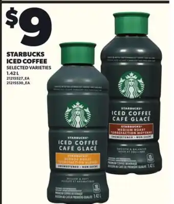 Loblaws STARBUCKS ICED COFFEE, 1.42 L offer