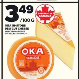 Loblaws OKA IN-STORE DELI CUT CHEESE offer