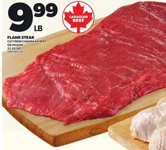 Loblaws FLANK STEAK offer