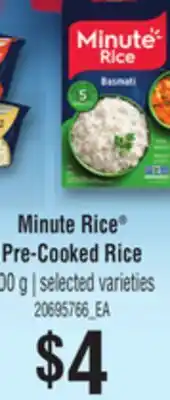 Loblaws MINUTE RICE PRE-COOKED RICE, 500 G offer