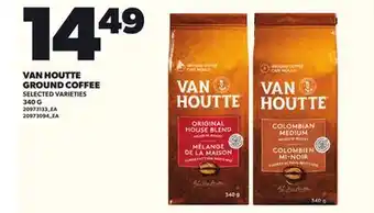 Loblaws VAN HOUTTE GROUND COFFEE, 340 G offer
