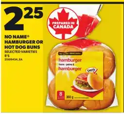 Loblaws NO NAME HAMBURGER OR HOT DOG BUNS, 8'S offer