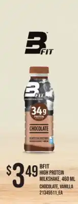 Loblaws BFIT HIGH PROTEIN MILKSHAKE, 460ML offer