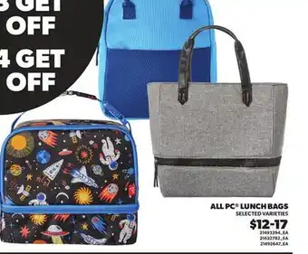 Loblaws ALL PC LUNCH BAGS offer