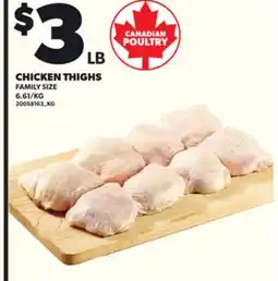 Loblaws CHICKEN THIGHS offer