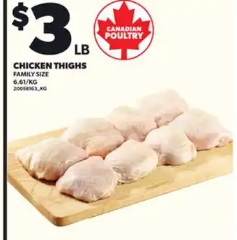 Loblaws CHICKEN THIGHS offer