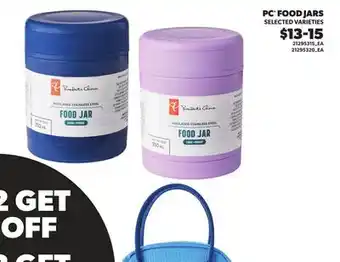 Loblaws PC FOOD JARS offer