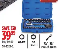 Canadian Tire Mastercraft Socket Set offer