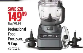 Canadian Tire Ninja Professional Food Processor, 9-Cup offer