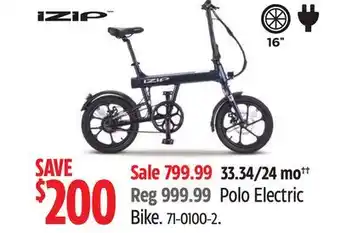 Canadian Tire Polo Electric Bike offer