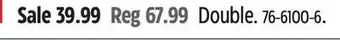 Canadian Tire Queen Air Bed Double offer