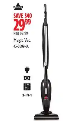 Canadian Tire Bissell Magic Vac offer
