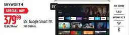 Canadian Tire 55˝ Google Smart TV offer