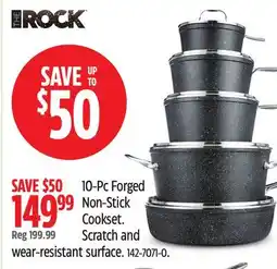 Canadian Tire ROCK 10-Pc Forged Non-Stick Cookset offer