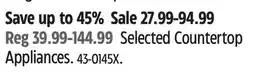 Canadian Tire Black & Decker Selected Countertop Appliances offer
