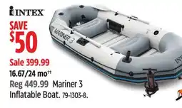 Canadian Tire Intex Mariner 3 Inflatable Boat offer