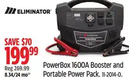 Canadian Tire PowerBox 1600A Booster and Portable Power Pack offer