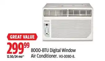 Canadian Tire Noma 8000-BTU Digital Window Air Conditioner offer