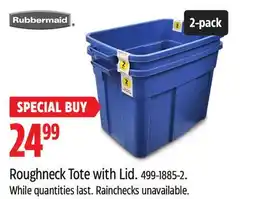 Canadian Tire Rubbermaid Roughneck Tote with Lid offer