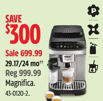 Canadian Tire DELONGHI Magnifica offer