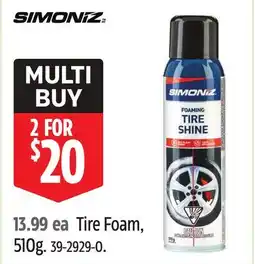 Canadian Tire Tire Foam offer