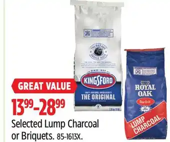 Canadian Tire Selected Lump Charcoal or Briquets offer