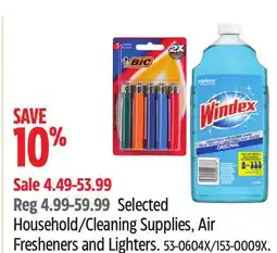 Canadian Tire Selected Household/Cleaning Supplies, Air Fresheners and Lighters offer