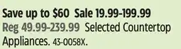 Canadian Tire Heritage The Rock Selected Countertop Appliances offer