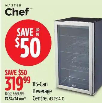Canadian Tire 115-Can Beverage Centre offer