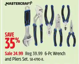 Canadian Tire 6-Pc Wrench and Pliers Set offer