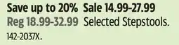 Canadian Tire Home Collection Selected Stepstools offer