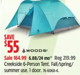 Canadian Tire Woods Creekside 6-Person Tent offer