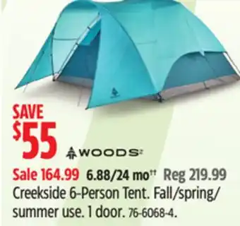 Canadian Tire Woods Creekside 6-Person Tent offer