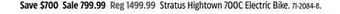 Canadian Tire Stratus Hightown 700C Electric Bike offer