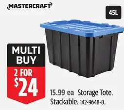 Canadian Tire Storage Tote offer