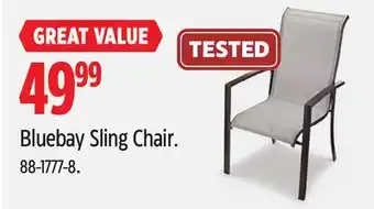 Canadian Tire Bluebay Sling Chair offer