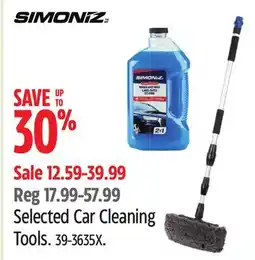 Canadian Tire SIMONIZ Selected Car Cleaning Tools offer