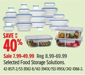 Canadian Tire Selected Food Storage Solutions offer
