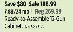 Canadian Tire Yukon Gear Ready-to-Assemble 12-Gun Cabinet offer