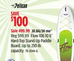 Canadian Tire Pelican Flow 106 10´6˝ Hard-Top Stand-Up Paddle Board offer