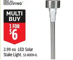 Canadian Tire LED Solar Stake Light offer