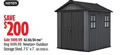 Canadian Tire Keter Newton+ Outdoor Storage Shed offer
