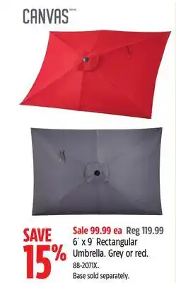 Canadian Tire CANVAS Grey or red offer
