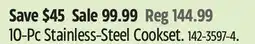 Canadian Tire MASTER Chef 10-Pc Stainless-Steel Cookset offer