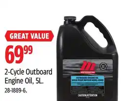 Canadian Tire 2-Cycle Outboard Engine Oil offer