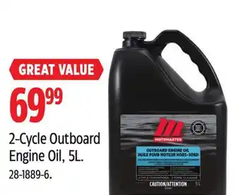 Canadian Tire 2-Cycle Outboard Engine Oil offer